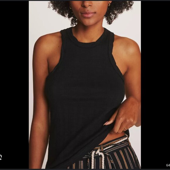 Brand New Women's Pilcro Sustainable Ribbed Tank - Picture 2 of 8